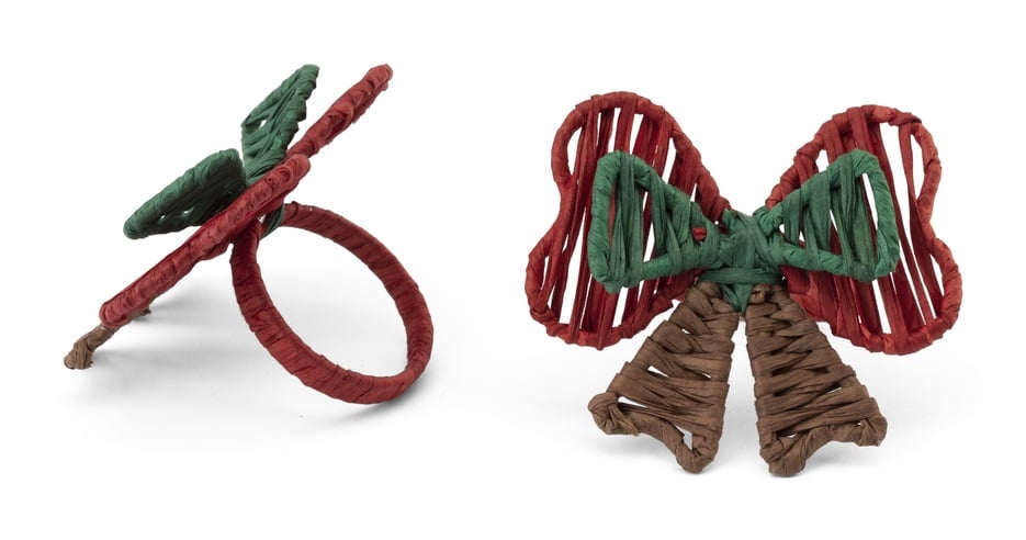 Portatovagliolo - Fiocco natale