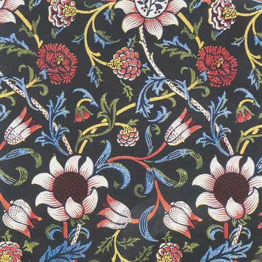 MnSRUU Set 6 Tovaglioli Di Stoffa In Poliestere 50x50 Cm, William Morris Zoom, Antimacchia E Antipiega, Per Cene E Feste