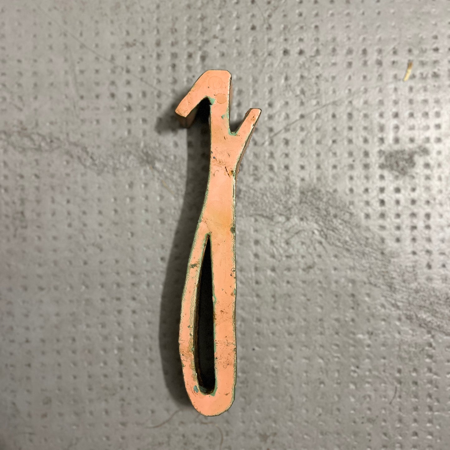 Iron Letters - Lowercase Italic
