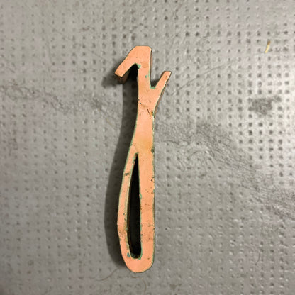 Iron Letters - Lowercase Italic