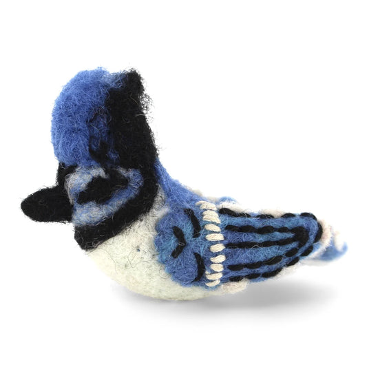 Uccellino cresta blu - Decorazioni