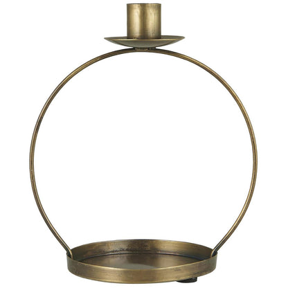 Candle holder with saucer - D2.2cm