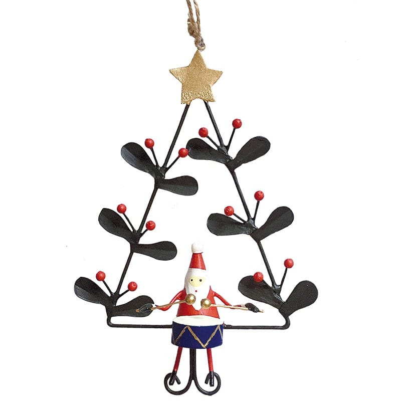 Santa - Ghirlanda albero