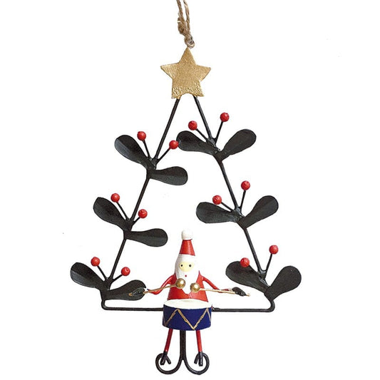 Santa - Ghirlanda albero