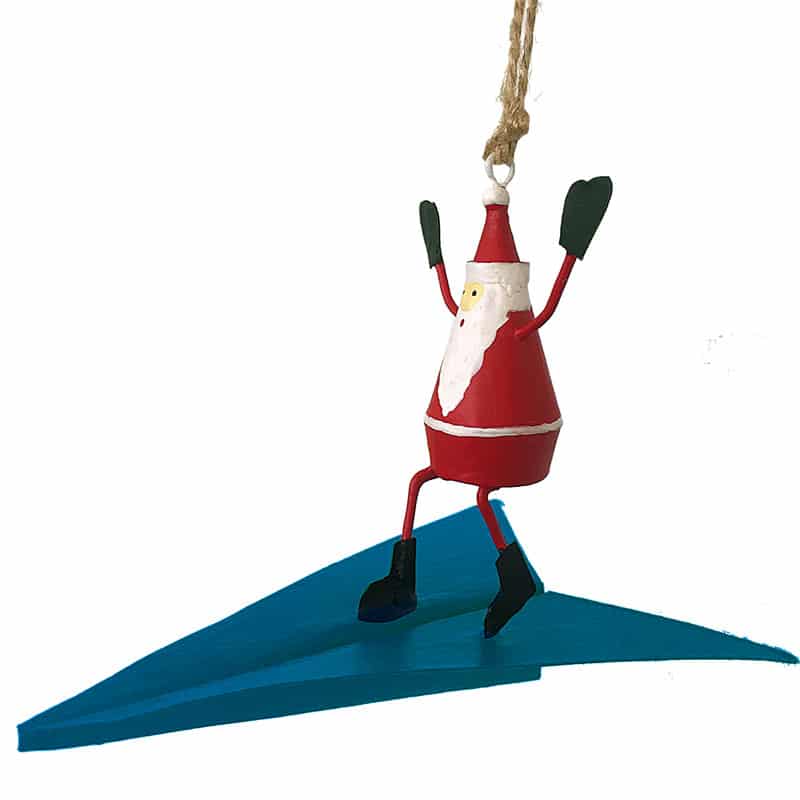 Santa - Paper airplane