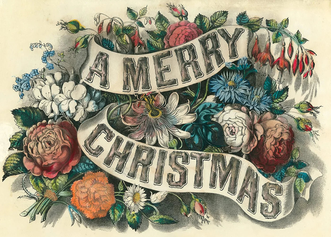 John Derian Paper Goods - Merry Christmas - 1000 pezzi