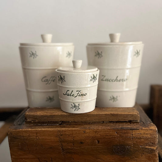 Barattoli - Ceramica Italiana Laveno - Vintage