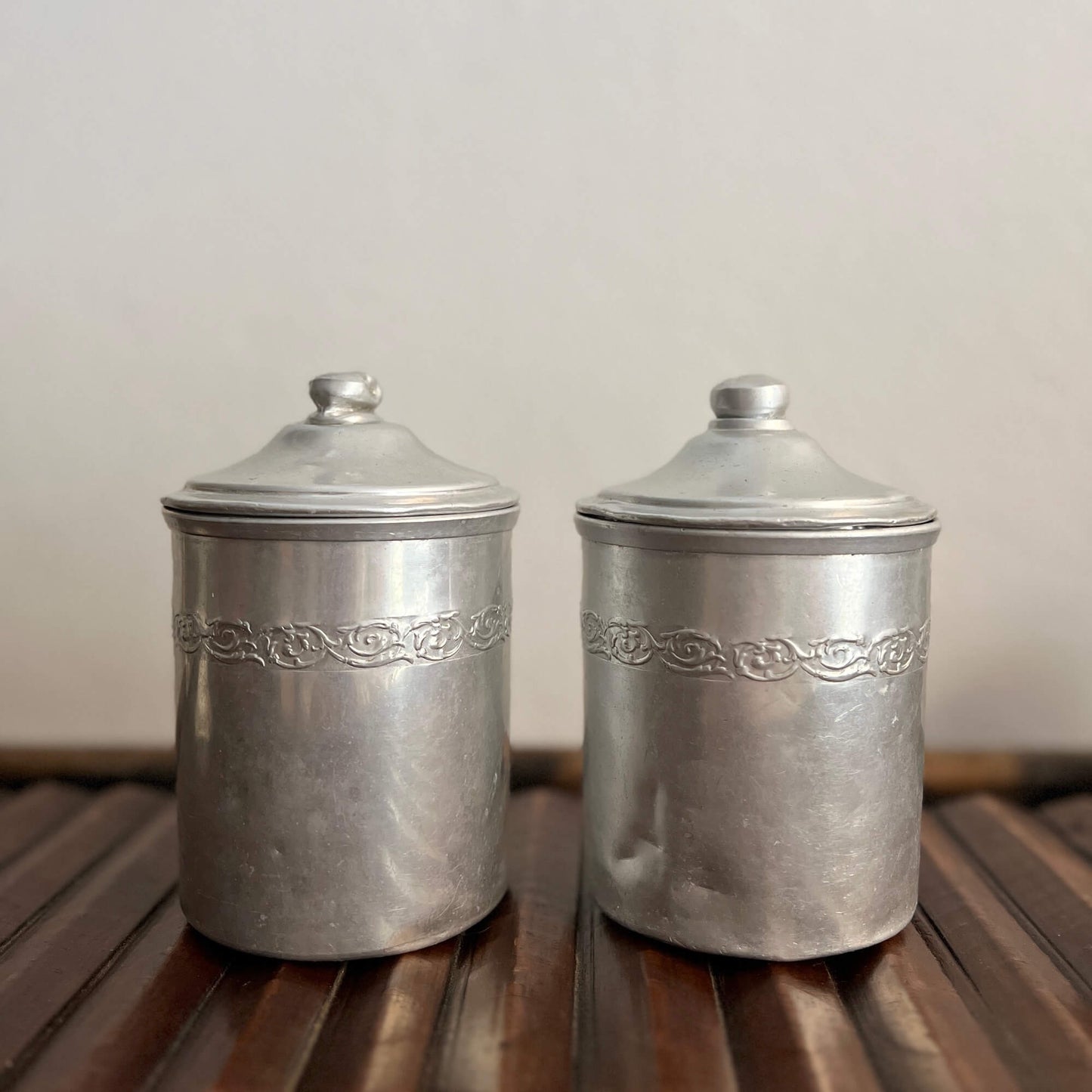 Set 2 Barattoli - Zucchero e Caffè - Vintage