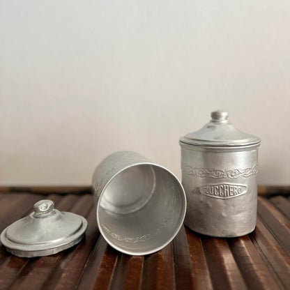 Set 2 Barattoli - Zucchero e Caffè - Vintage