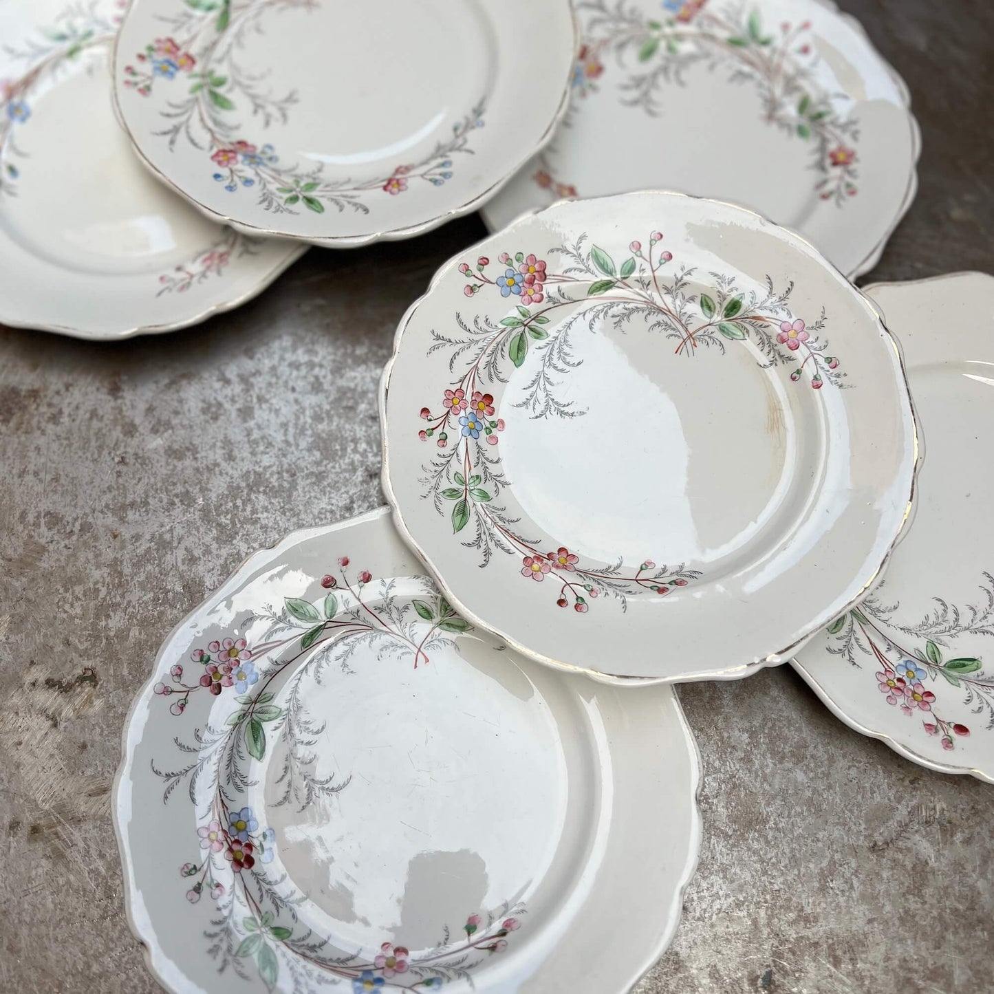 SET 6 Piattini dolce - Laveno - Vintage