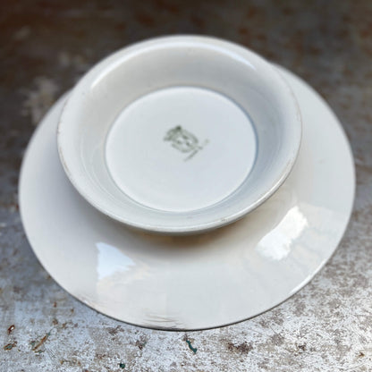 Alzata Deco floreale - Porcellana Francese St Amande - Vintage