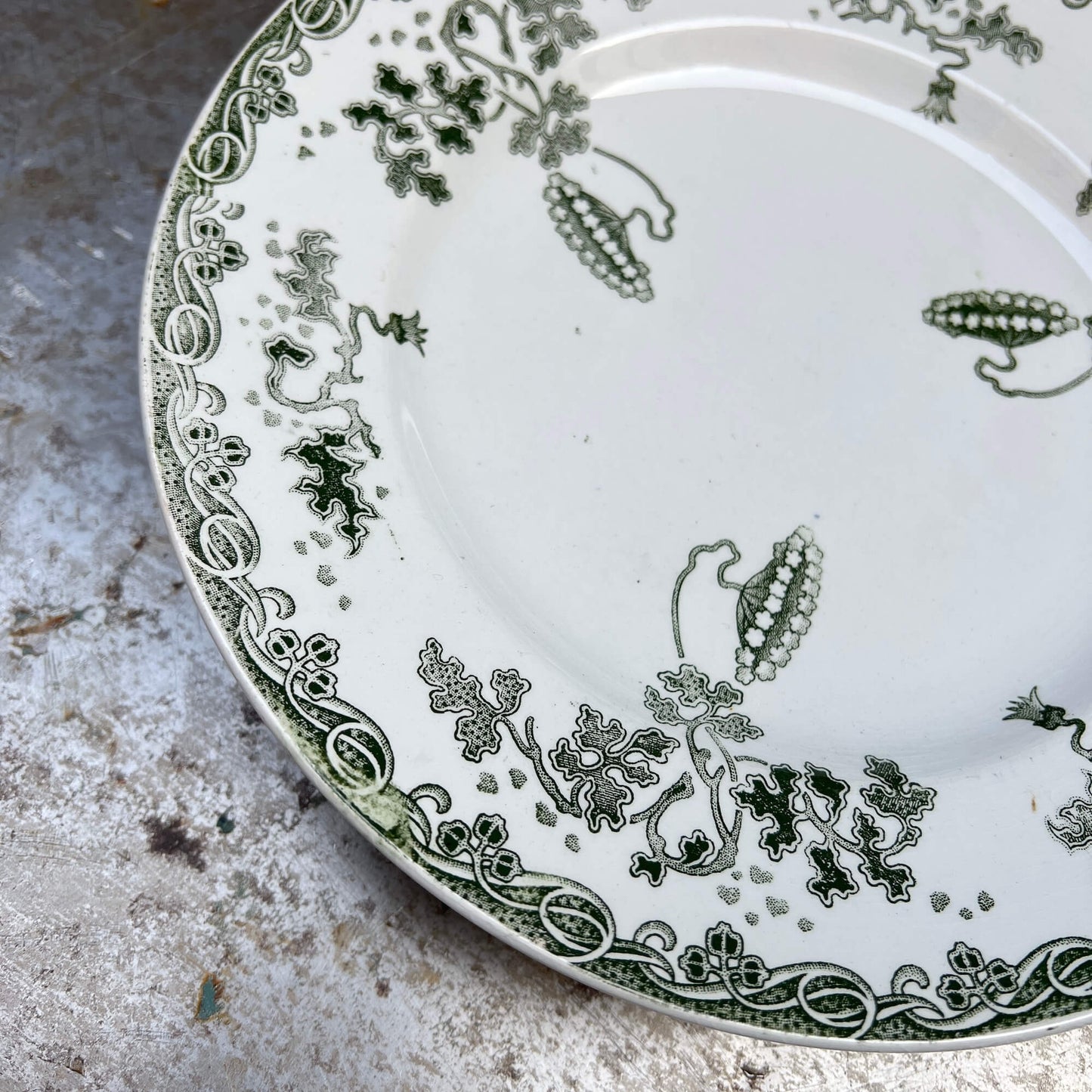 Alzata Deco floreale - Porcellana Francese St Amande - Vintage