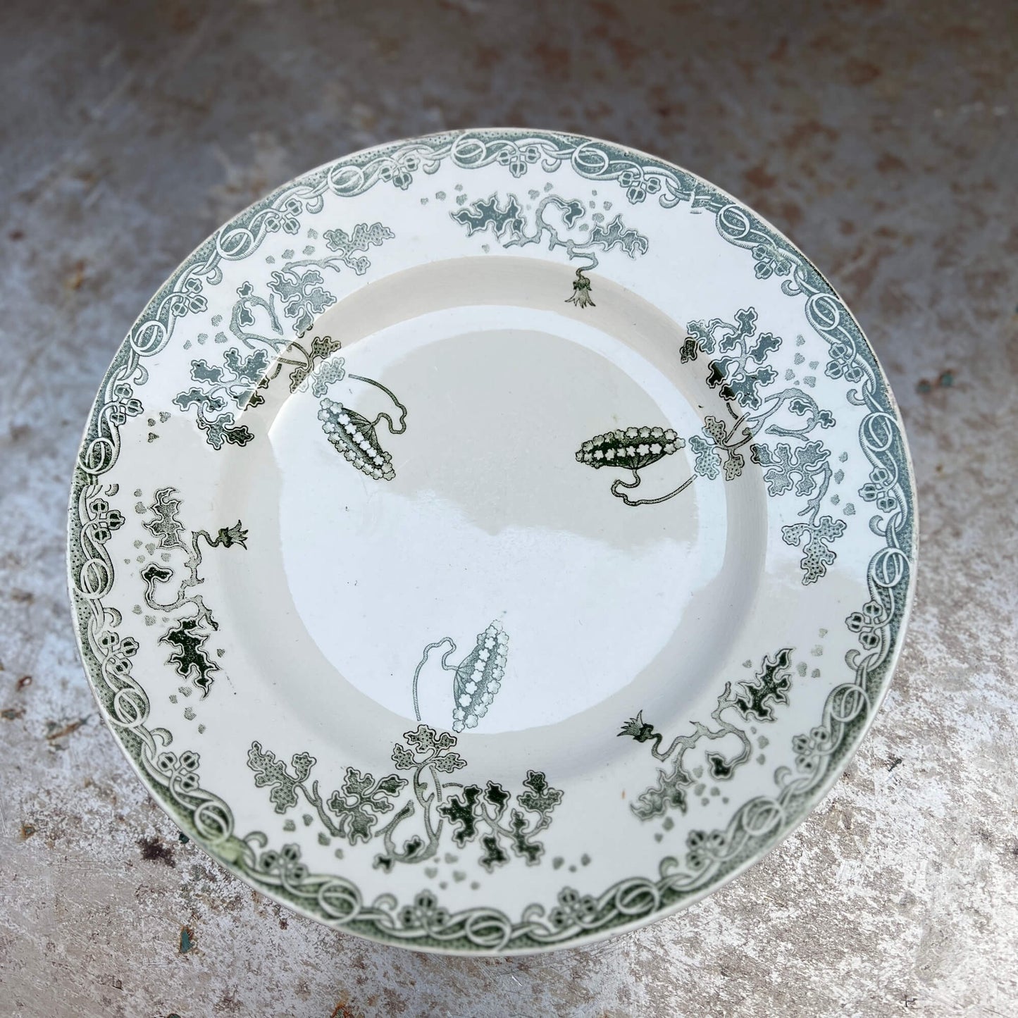 Alzata Deco floreale - Porcellana Francese St Amande - Vintage
