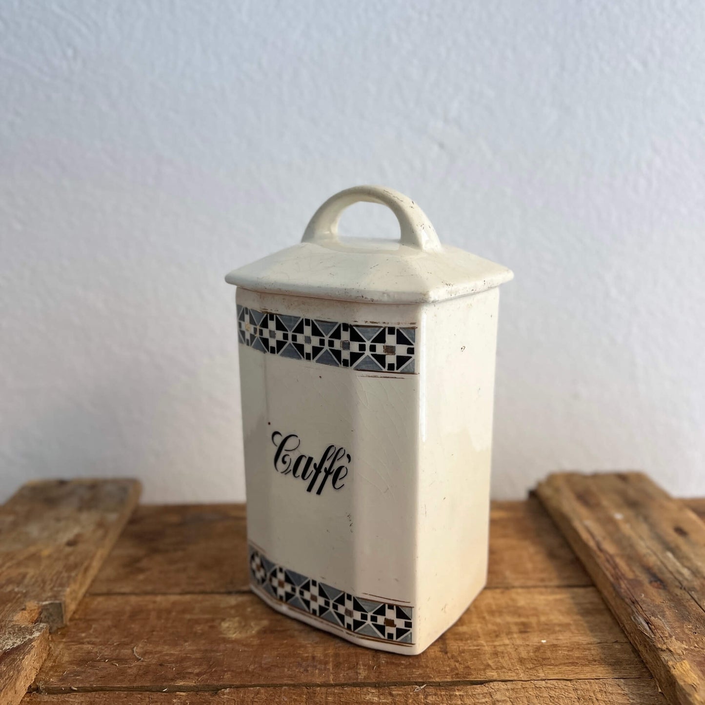 Barattolo Caffè - Decorato - Vintage