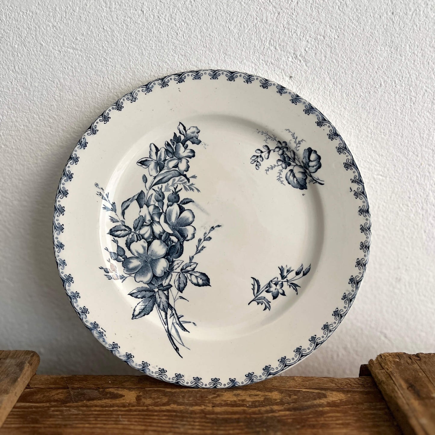 Assorted Flat Plates - Terre de fer - Vintage