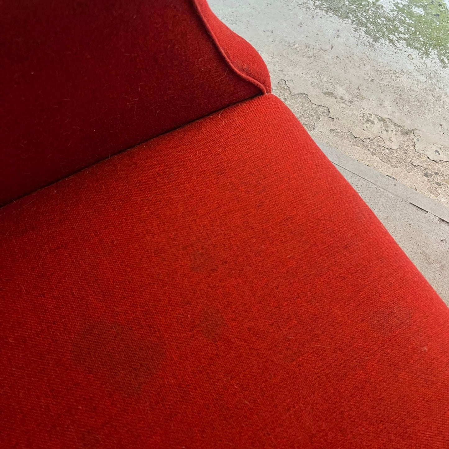 SET 2 Armchairs - Red - Vintage