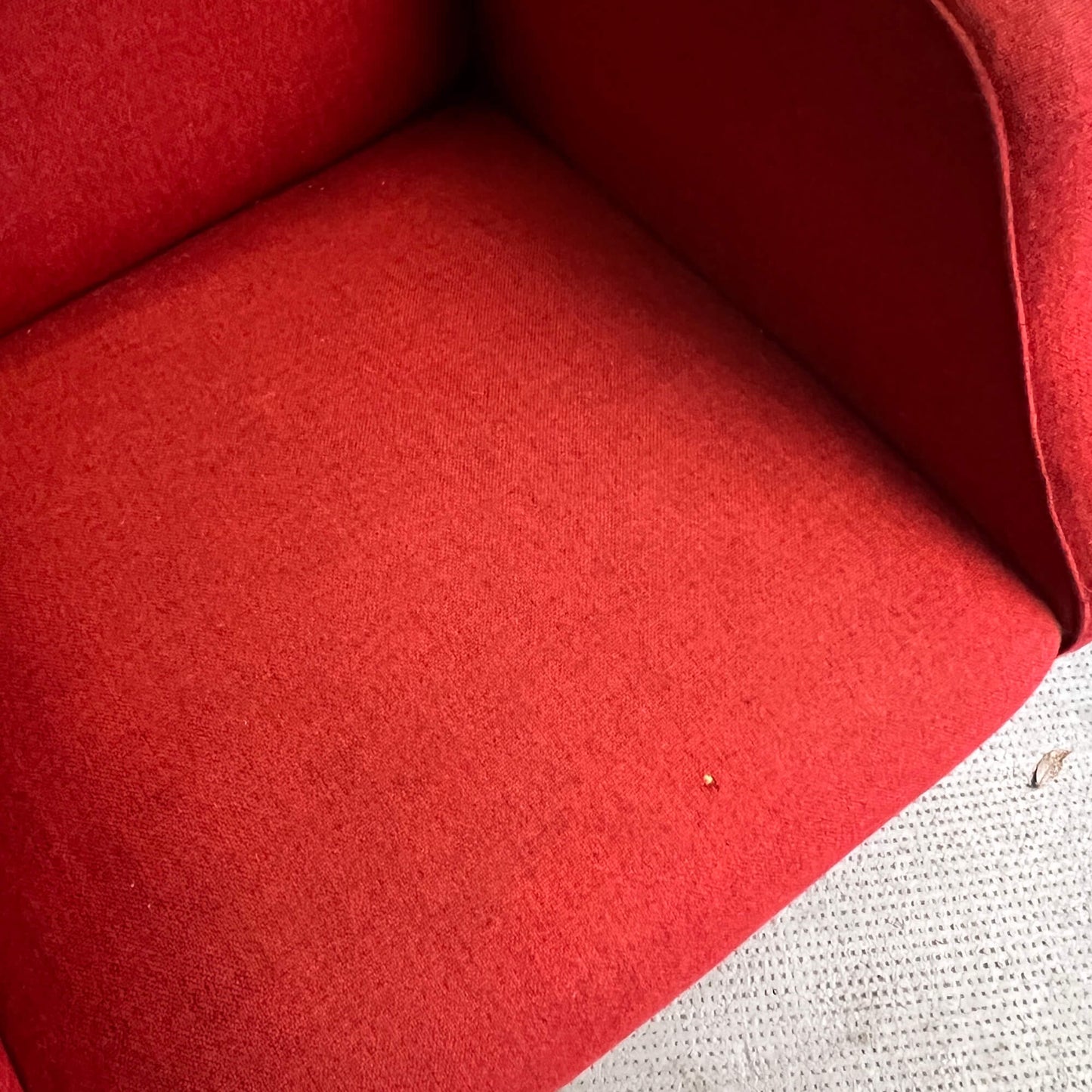 SET 2 Armchairs - Red - Vintage