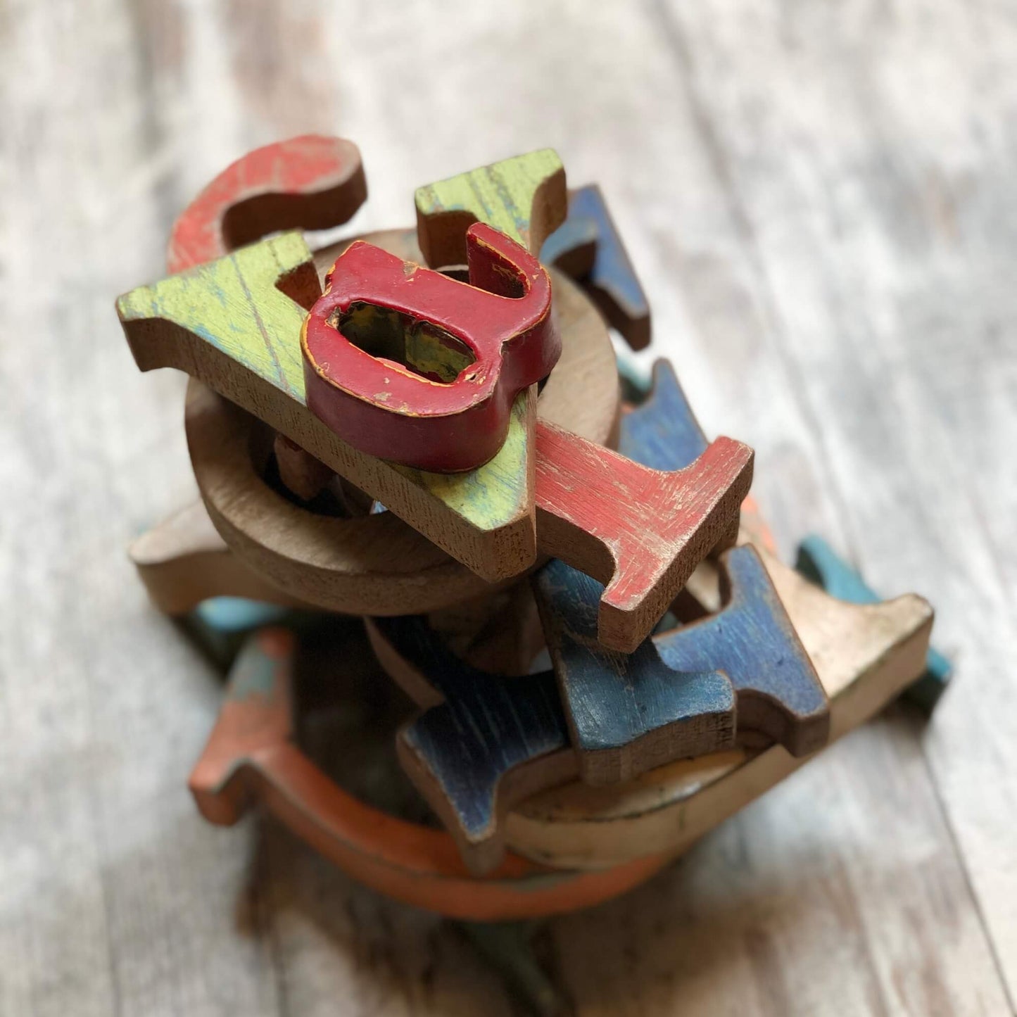 Iron Letters - Lowercase Italic