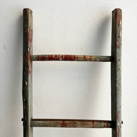 Blue ladder - 3 rungs - Vintage