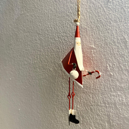 Santa - Palla di neve e bastoncino di zucchero