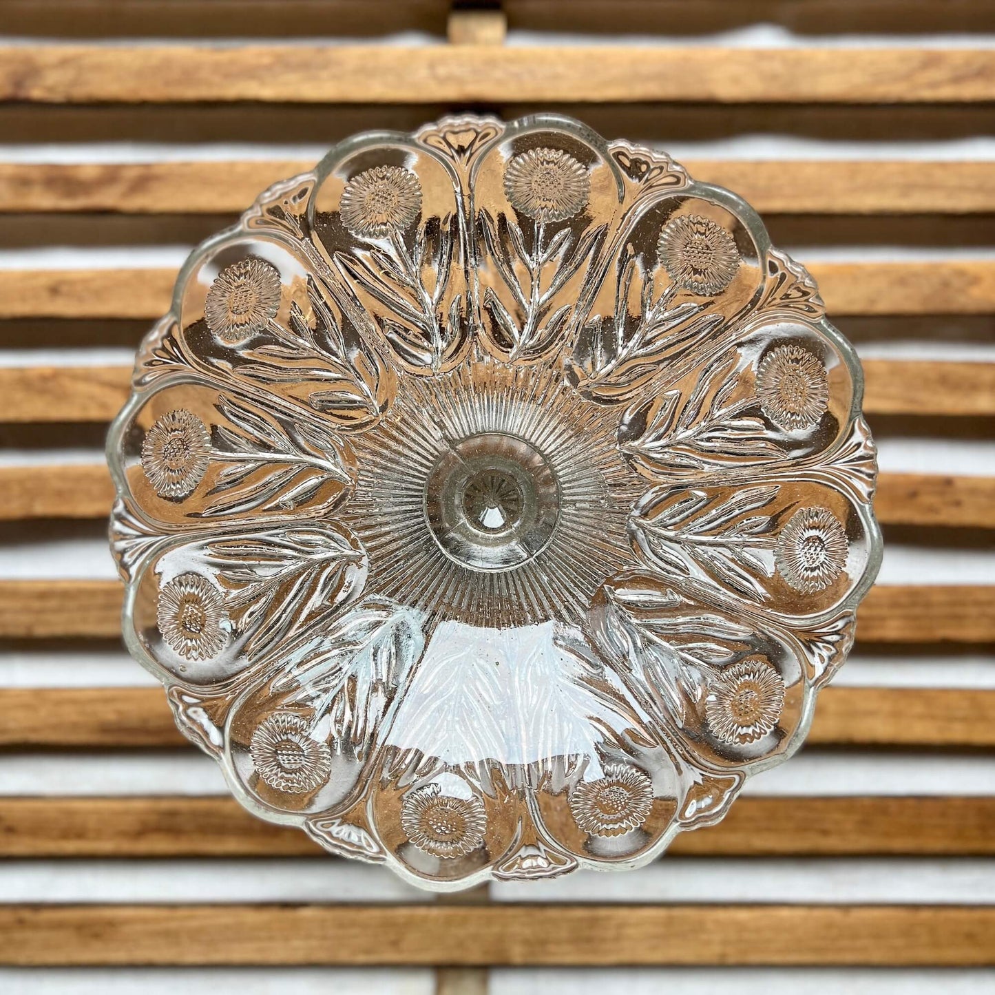 Glass cake stands - Assorted sizes - Vintage