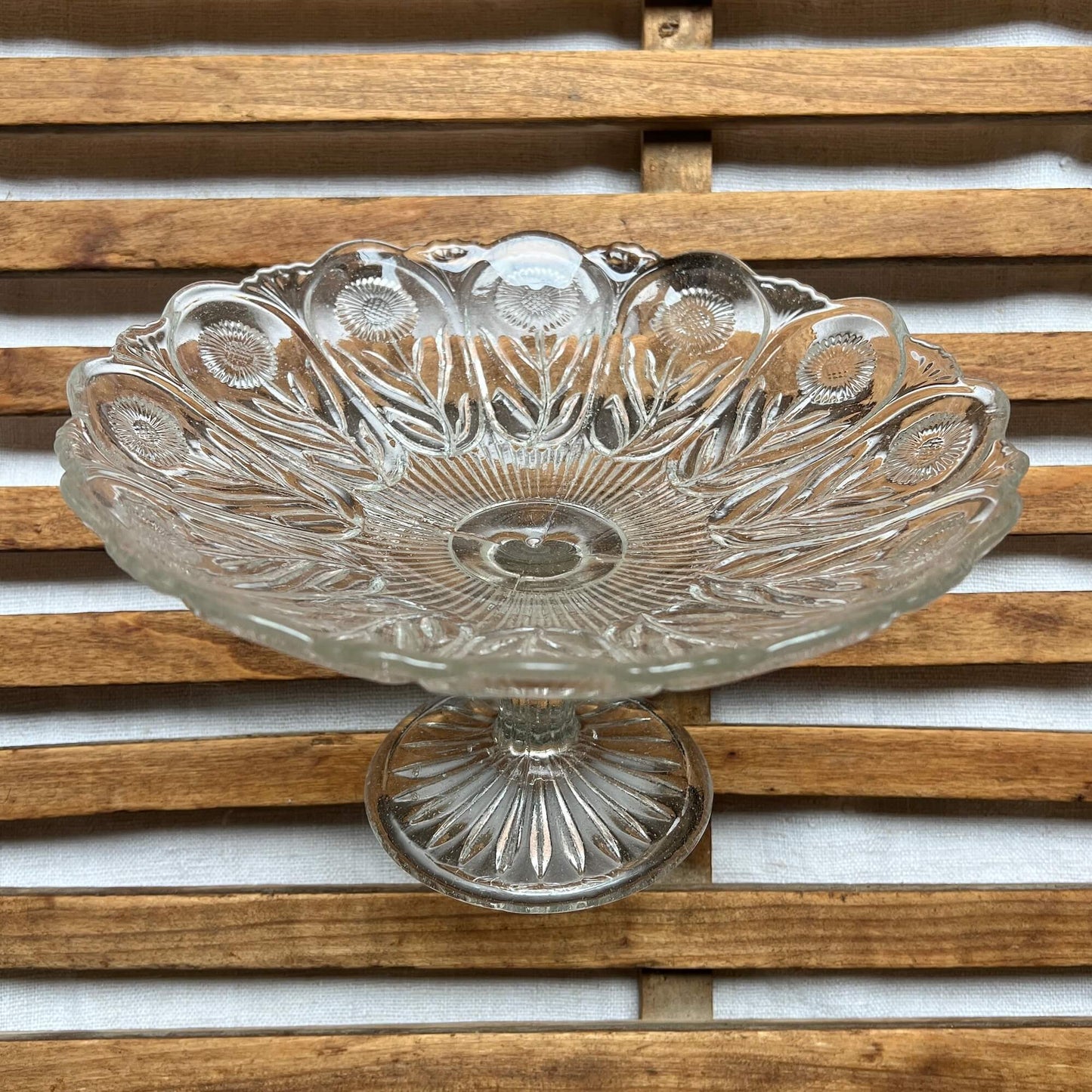 Glass cake stands - Assorted sizes - Vintage