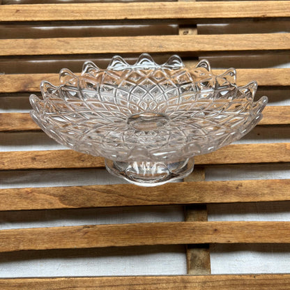 Glass cake stands - Assorted sizes - Vintage