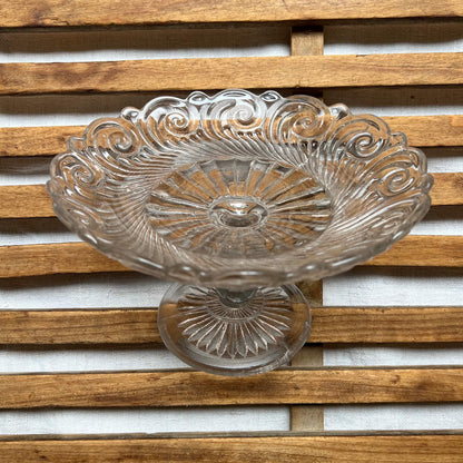 Glass cake stands - Assorted sizes - Vintage