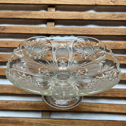 Glass cake stands - Assorted sizes - Vintage