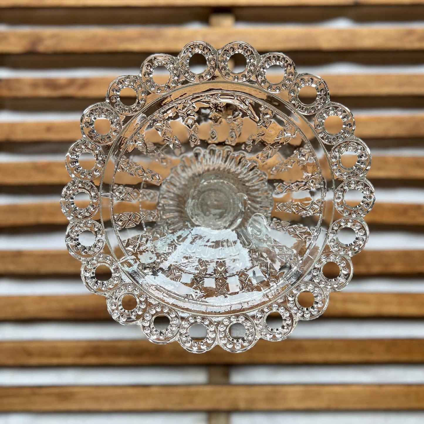 Glass cake stands - Assorted sizes - Vintage