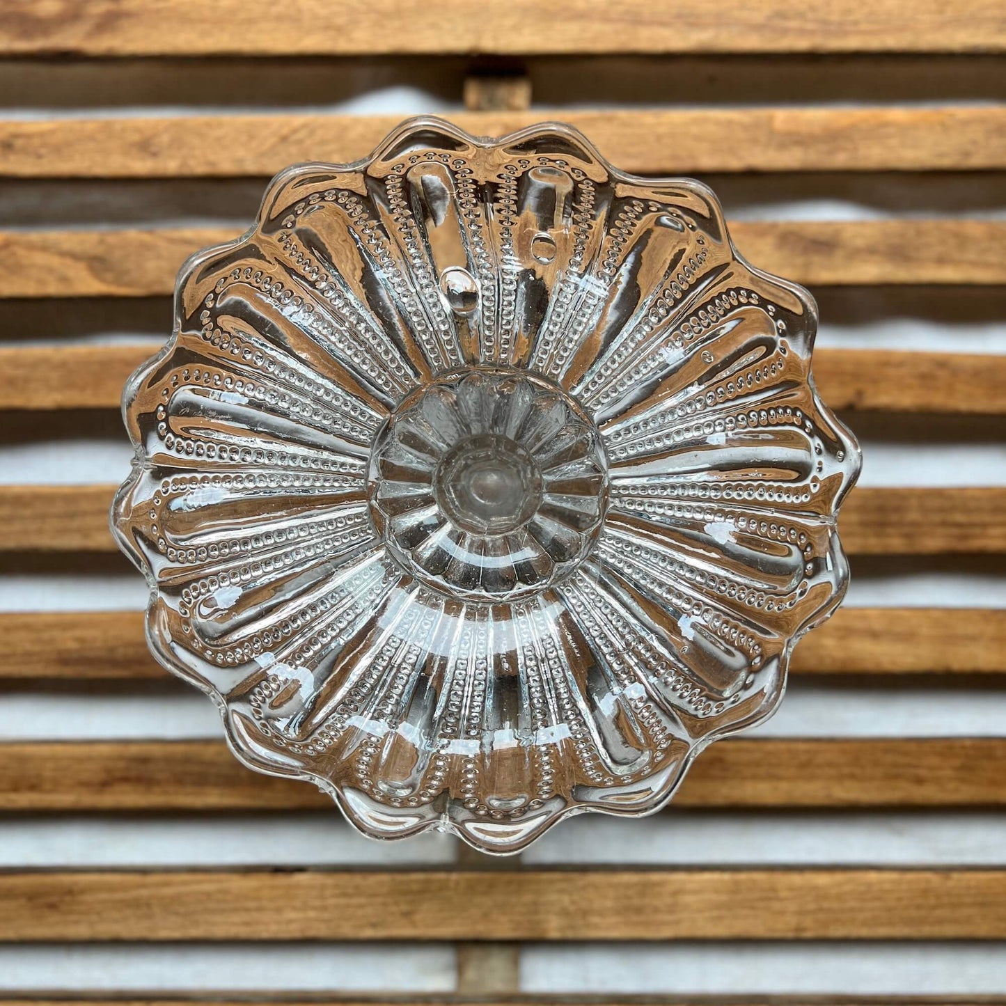 Glass cake stands - Assorted sizes - Vintage