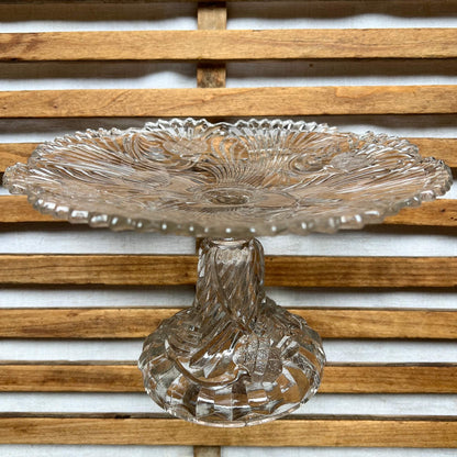 Glass cake stands - Assorted sizes - Vintage