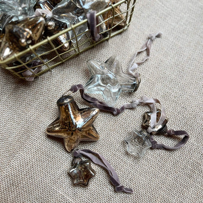 Stelline - Trasparenti & Oro - Decorazioni Natale