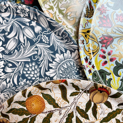 Vassoio Da Portata In Legno Fatto A Mano William Morris - Foto 7