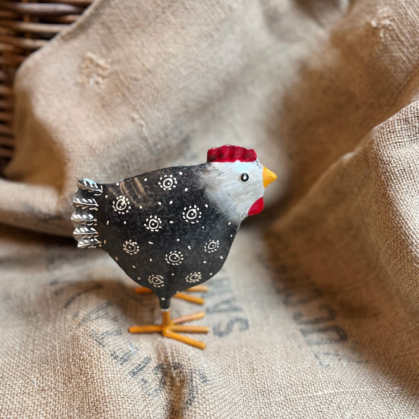 Rooster &amp; Hen - Anthracite deco