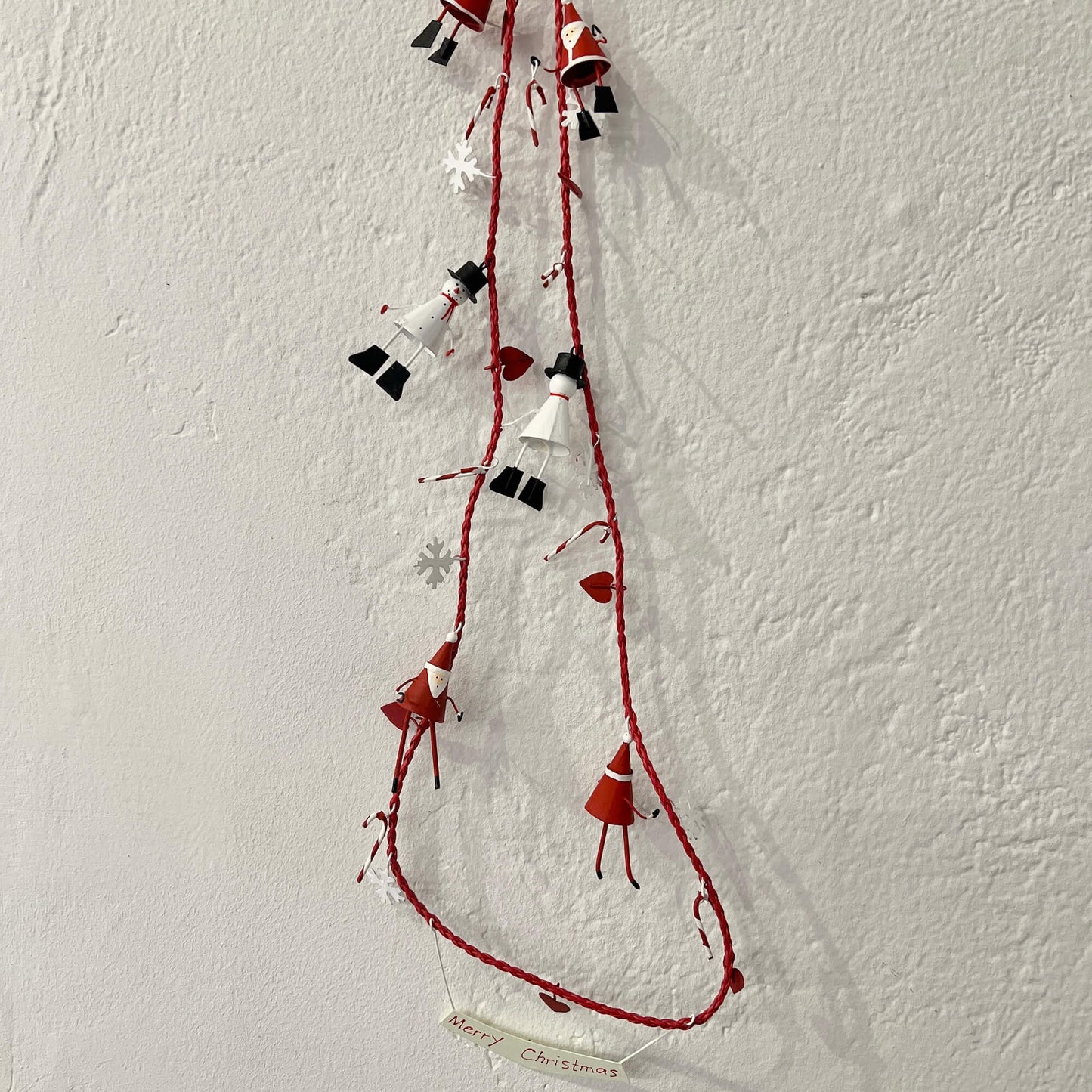 Santa & Pupazzo di neve - Ghirlanda