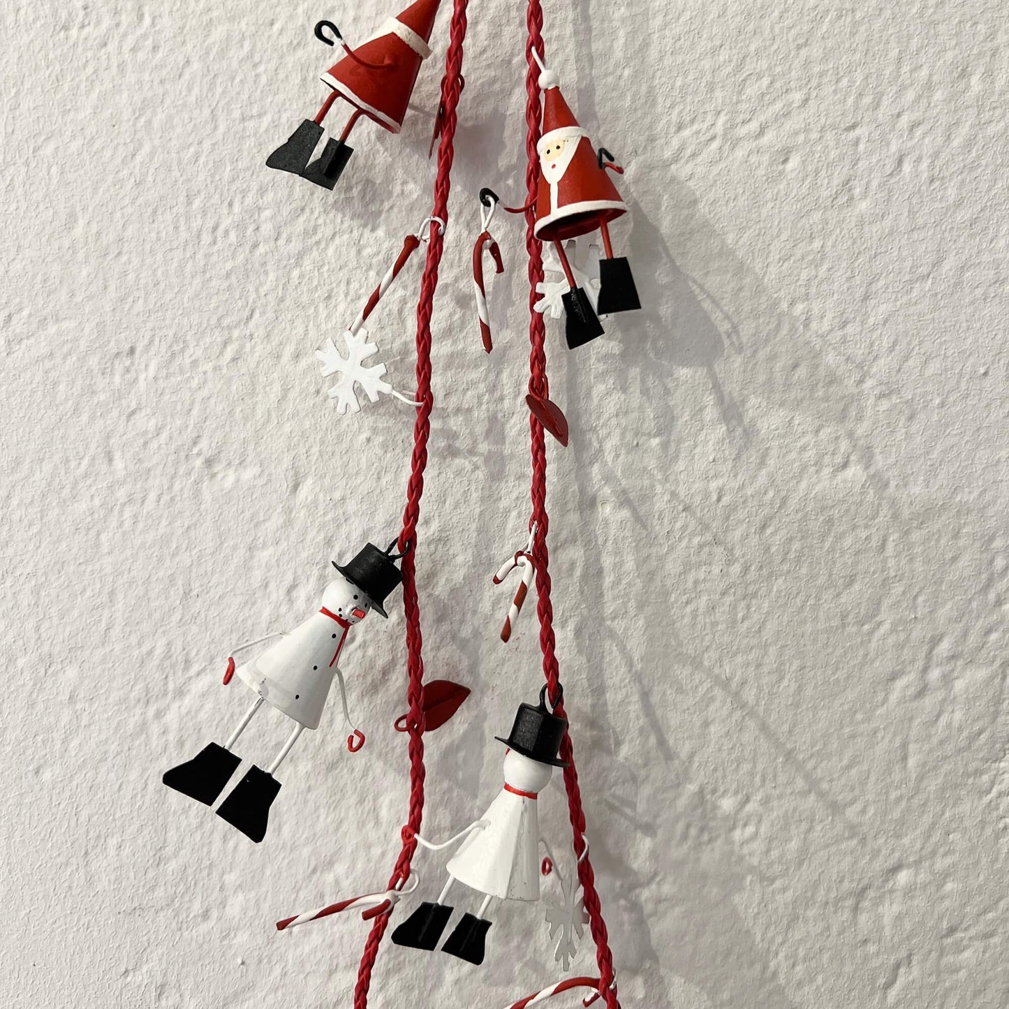 Santa & Pupazzo di neve - Ghirlanda