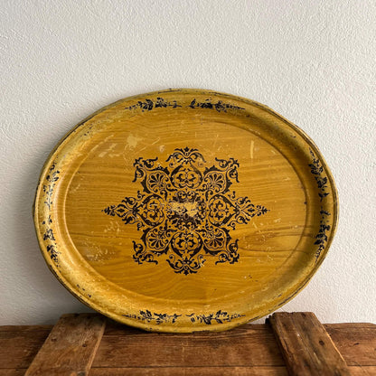 Vassoio ovale - Metallo - Vintage