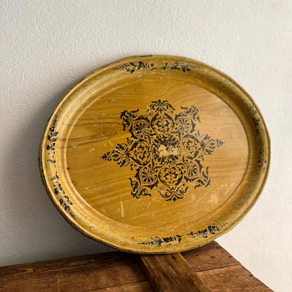 Vassoio ovale - Metallo - Vintage