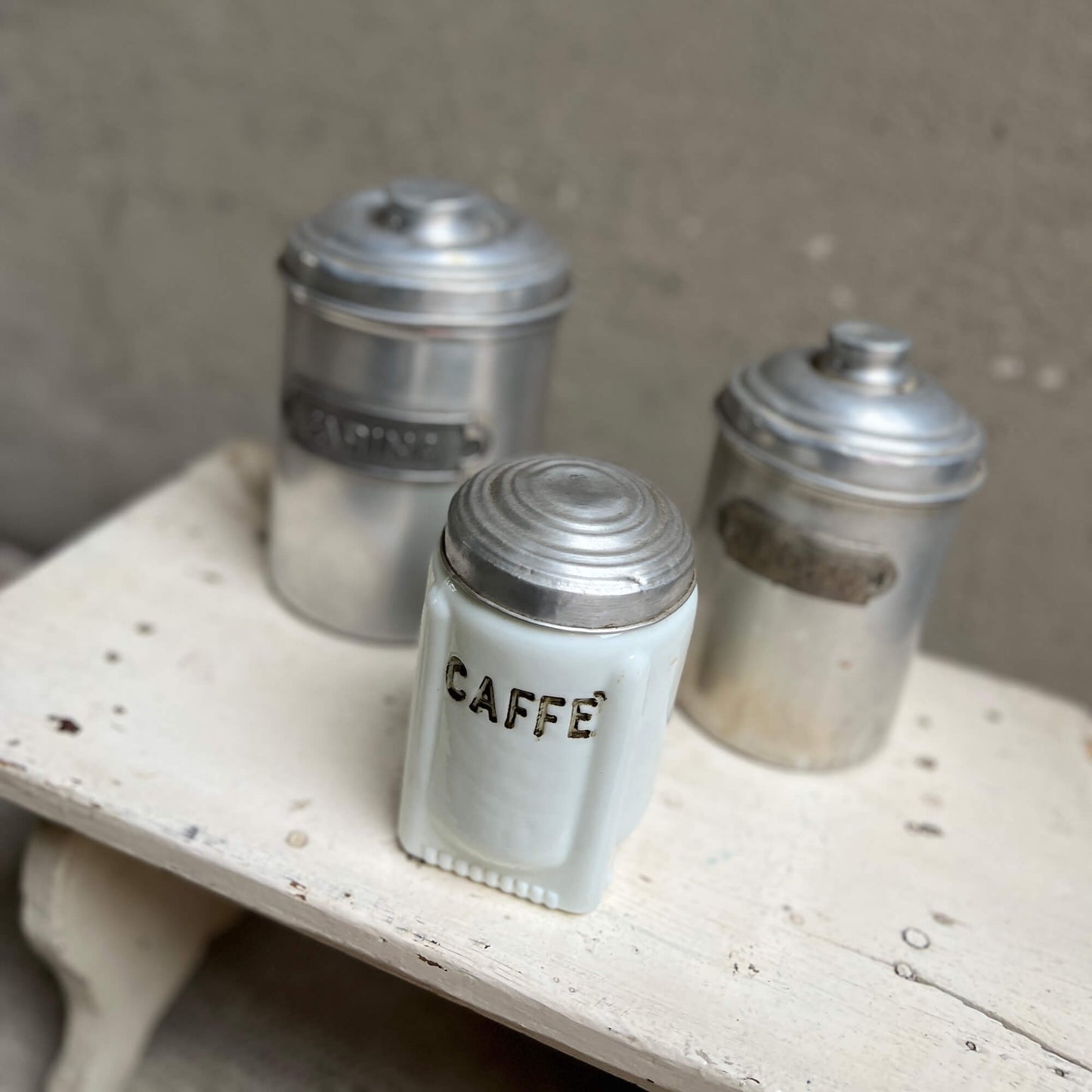 Barattoli alluminio - Singoli - Vintage