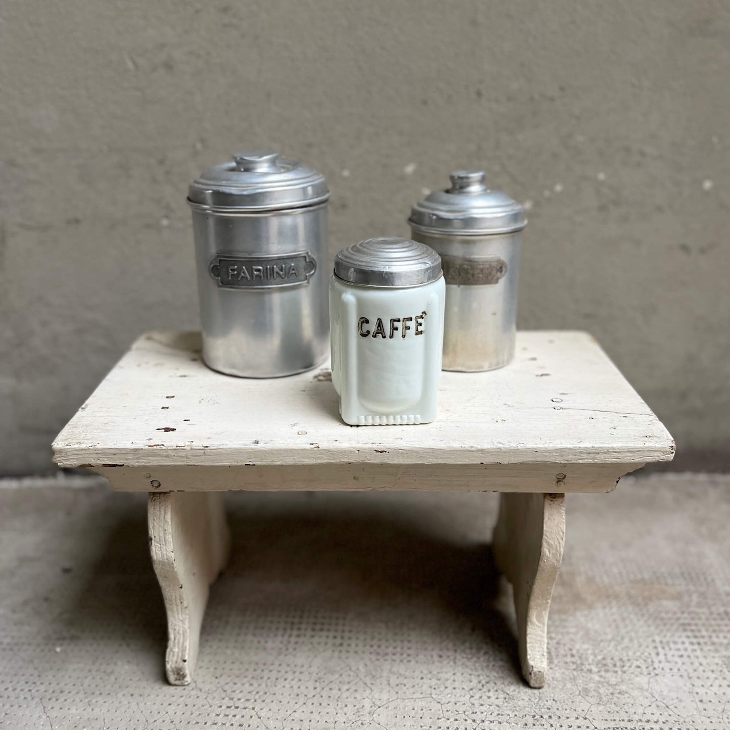 Barattoli alluminio - Singoli - Vintage