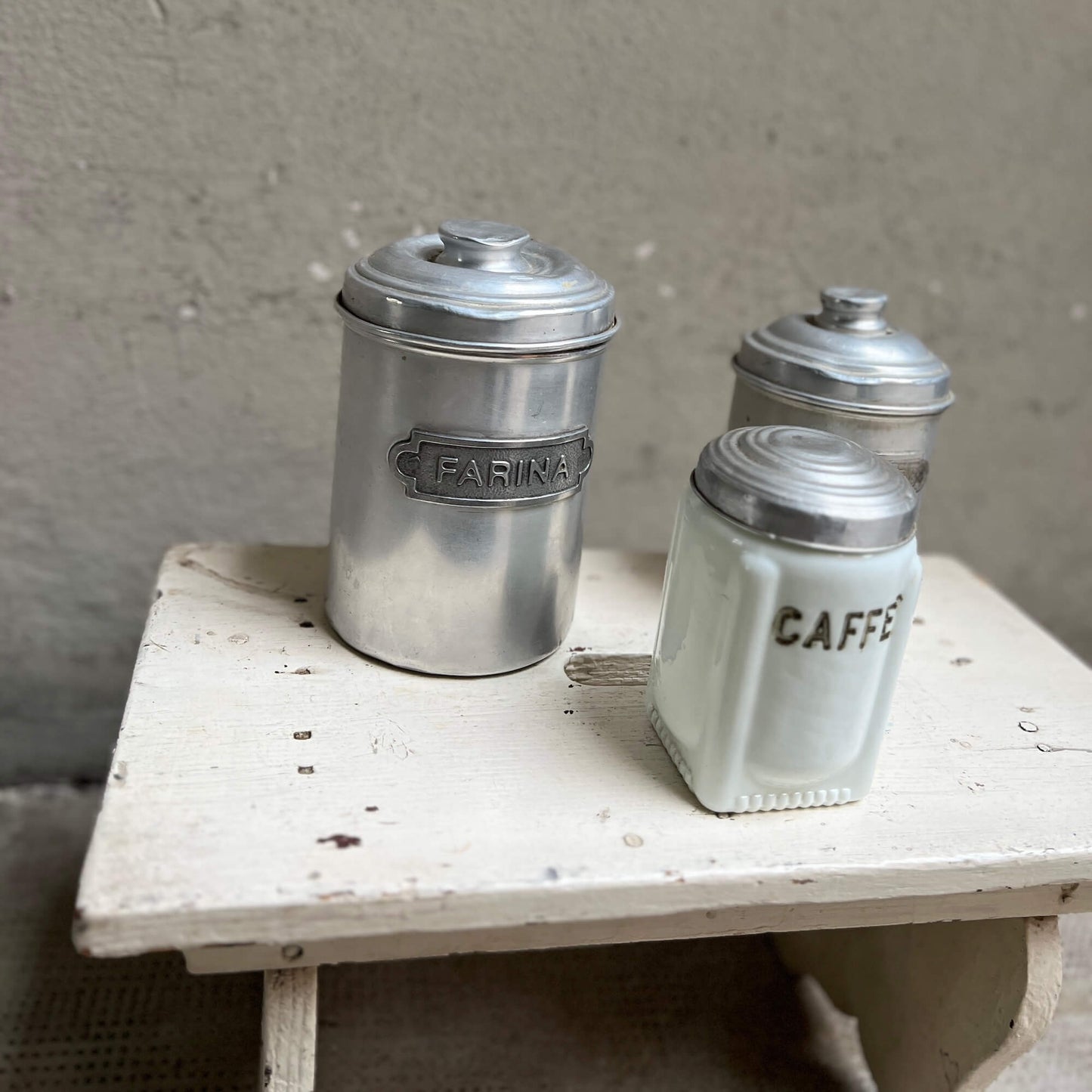 Barattoli alluminio - Singoli - Vintage