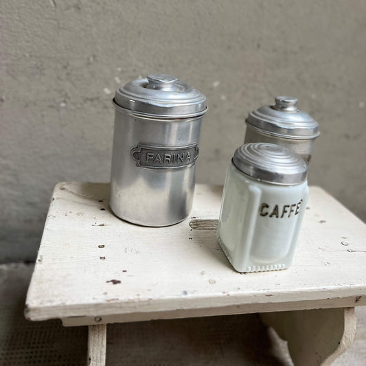 Barattoli alluminio - Singoli - Vintage