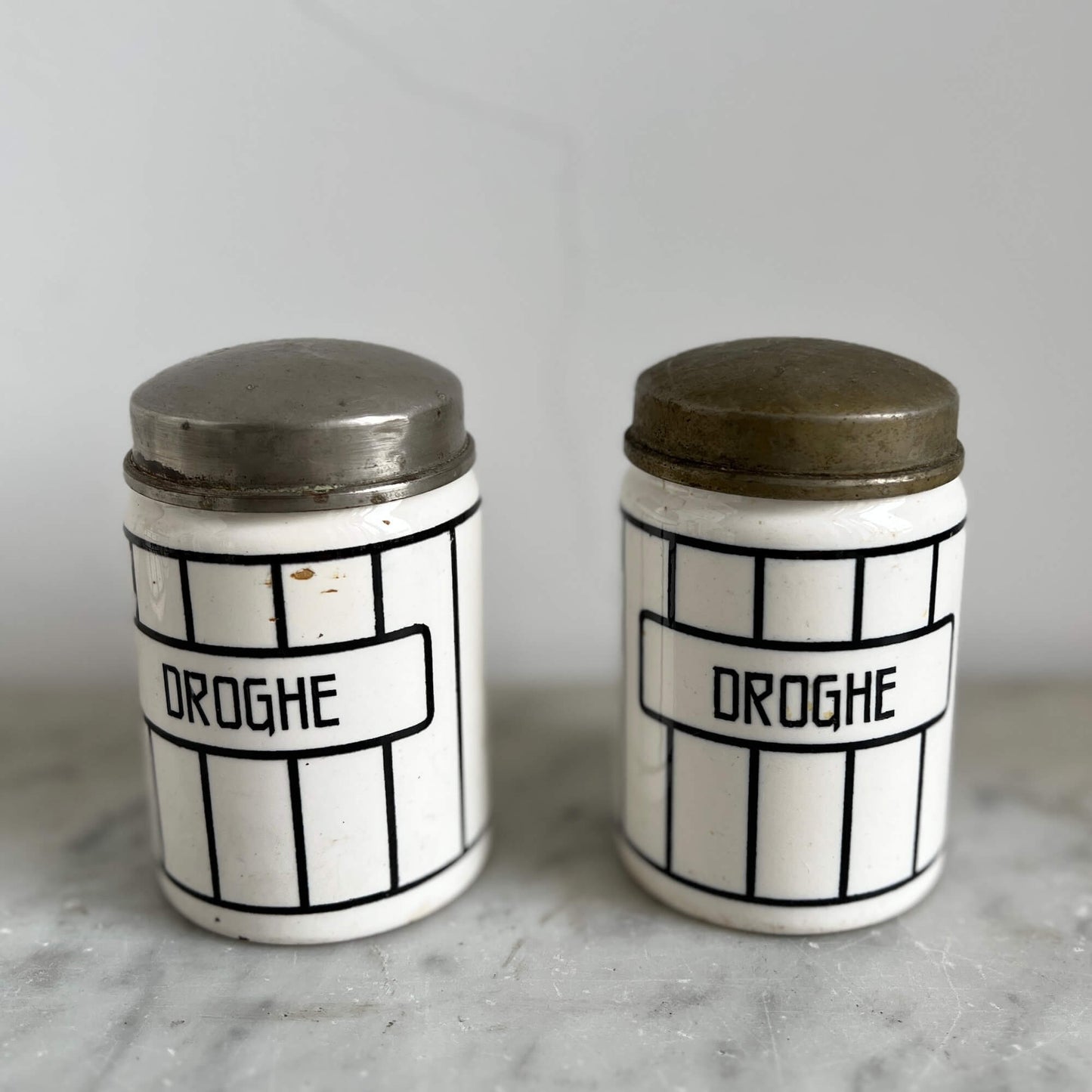 Barattoli Ceramica - B&W - Vintage