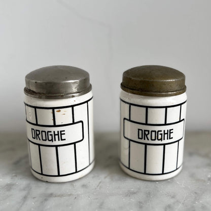 Barattoli Ceramica - B&W - Vintage