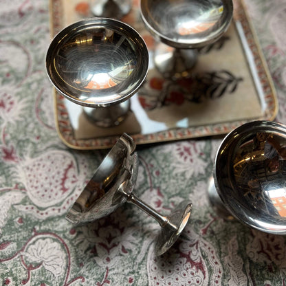 Set 6 coppe - Acciaio - Vintage