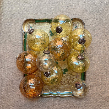 Balls - Cut Glass - Christmas Decorations