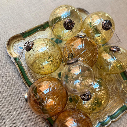 Balls - Cut Glass - Christmas Decorations