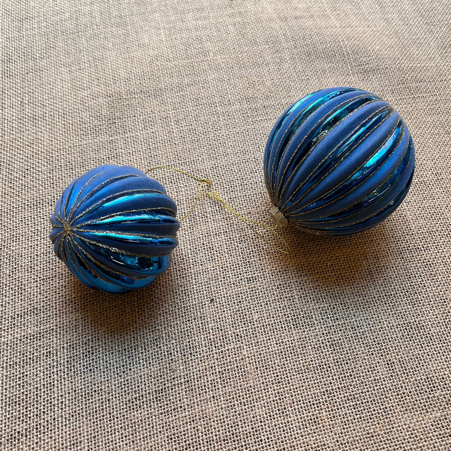 Palle - Vetro e velluto - Decorazioni Natale