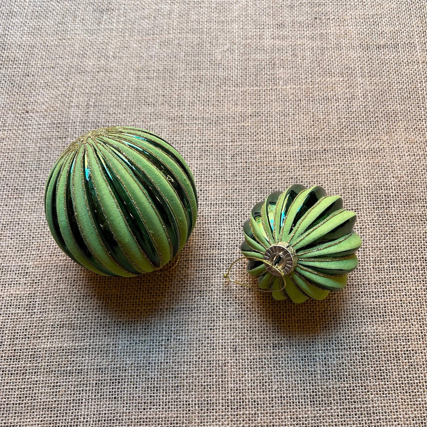 Palle - Vetro e velluto - Decorazioni Natale